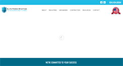 Desktop Screenshot of eliteforcestaffing.com